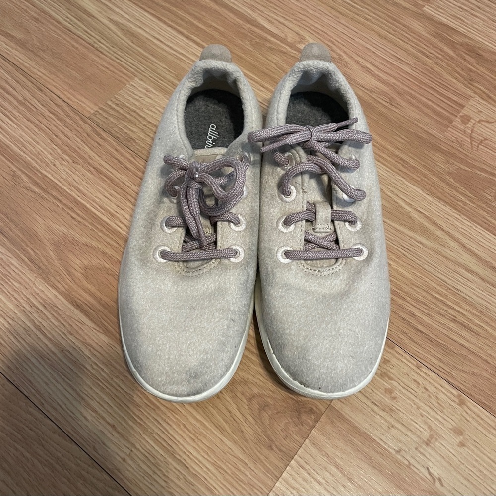 Allbirds Women's‎ Wool Runners Cream/Tan Size 8